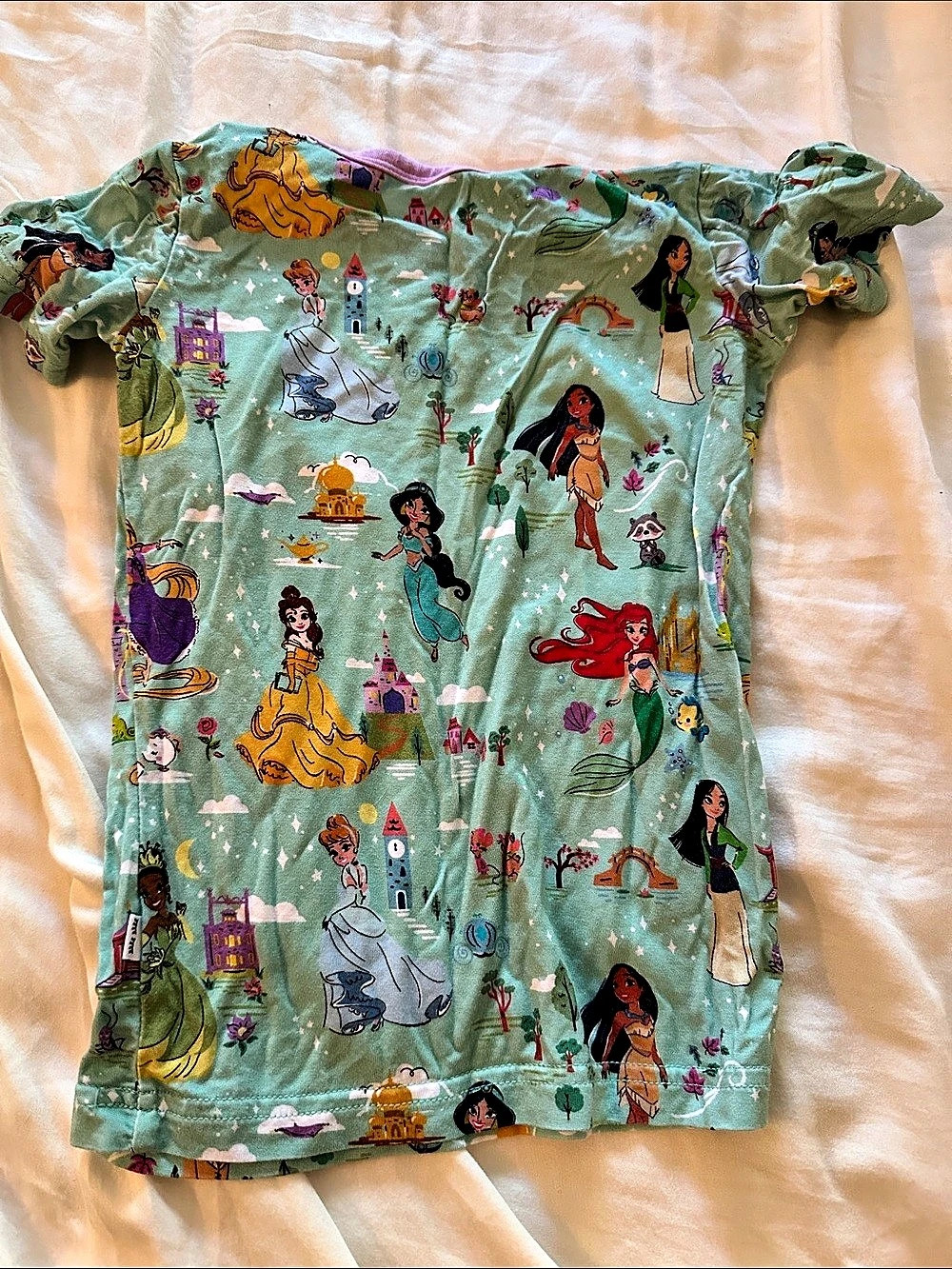 Little Sleepies Disney Princess Pajama Set 18-24 Months